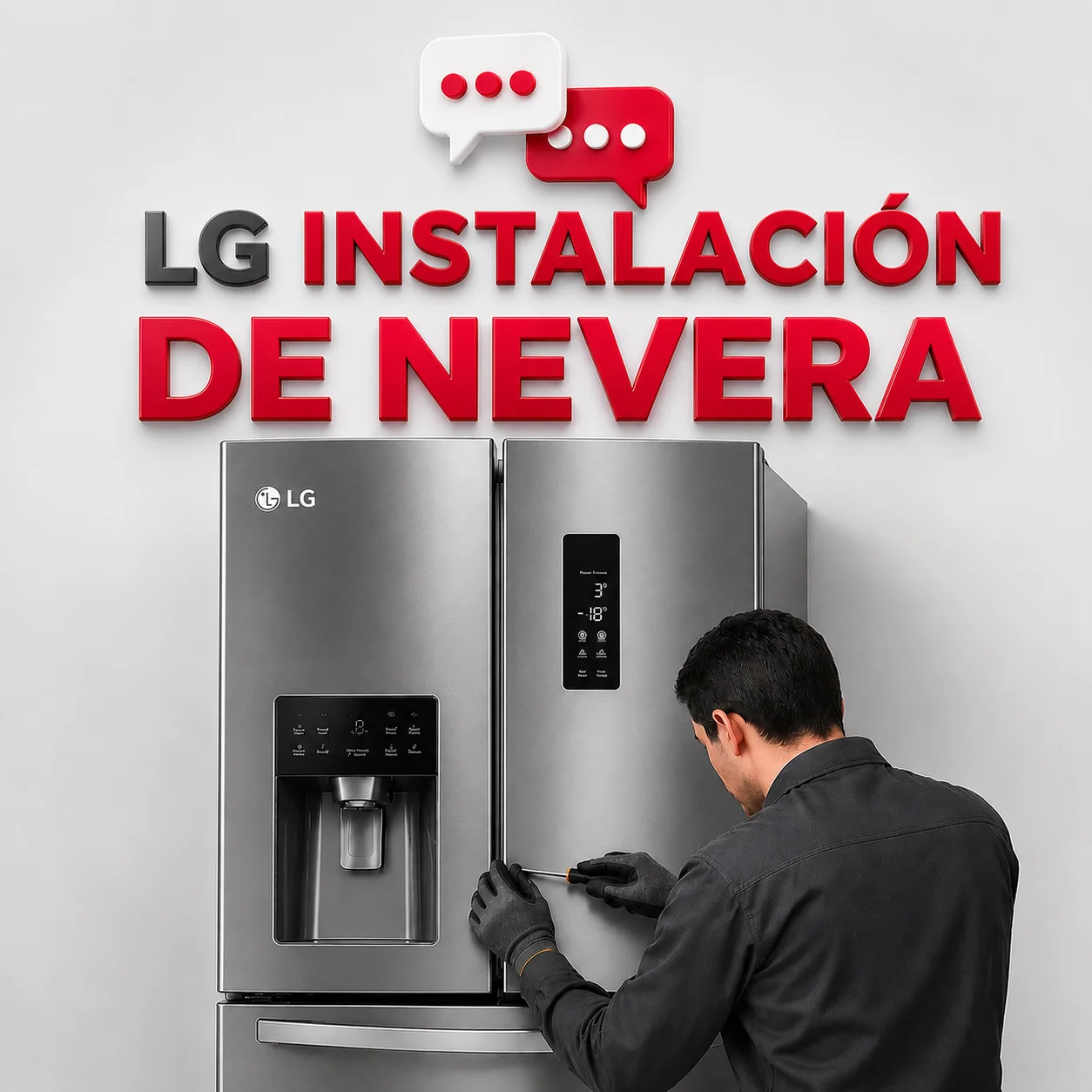 Instalación de neveras LG
